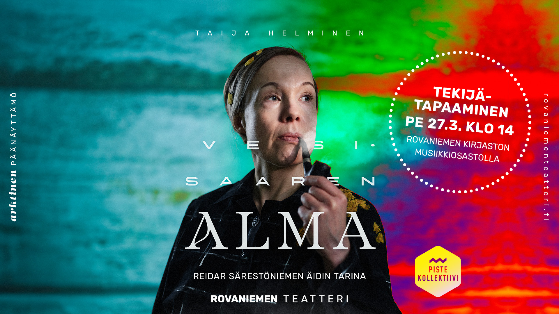 Tekijätapaaminen: Vesisaaren Alman tekijät Rovaniemen kaupungin kirjastossa